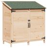 vidaXL Градина постройка Натурално 106,5 x 56 x 113,5 см