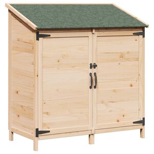 vidaXL Градина постройка Натурално 106,5 x 56 x 113,5 см