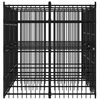 vidaXL Дворна клетка за кучета, стомана, 7,37 м&sup2;