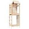 vidaXL Игрална кула Кафяво 52,5 x 85 x 238 см Солидно борово дърво