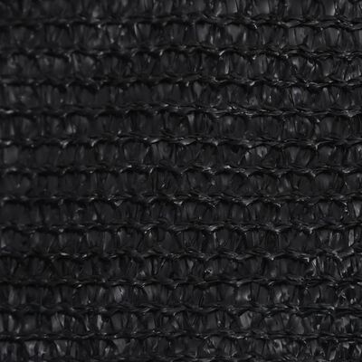 vidaXL Платно-сенник, 160 г/м², черно, 2,5x2,5 м, HDPE