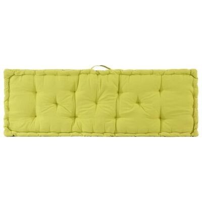 vidaXL Палетни възглавници за под, 2 бр, памук, зелени