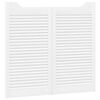 vidaXL Врати с люлеещо се отваряне 2 бр. 90 x 40 cm Бяло