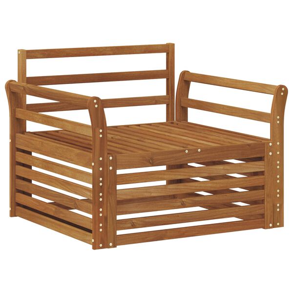 vidaXL 2 Брой Диван с подлакътници Естествен