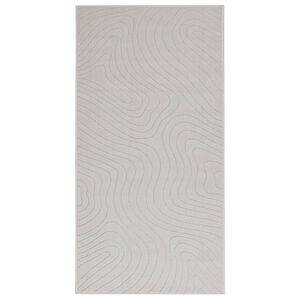 vidaXL Килим за вътрешна и външна употреба PALMERAS Крем 150 x 80 cm