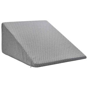vidaXL Възглавничка за крака 60 x 50 x 30 см Мек Мемори пяна Сив