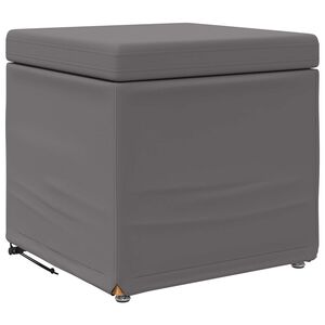 vidaXL Стук Сив 41 x 41 x 40 см Искусствена и инженерна дървесина