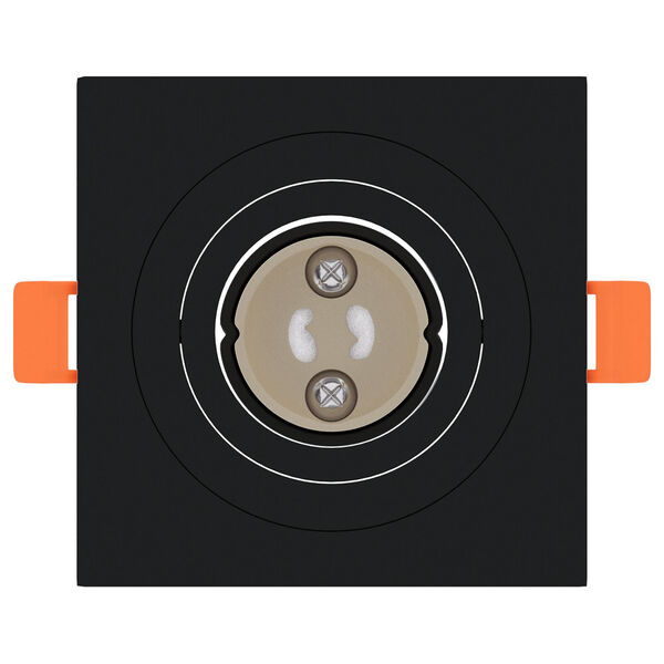 vidaXL Прожектор 24 pcs Черно 9 x 9 x 2 см Алуминий