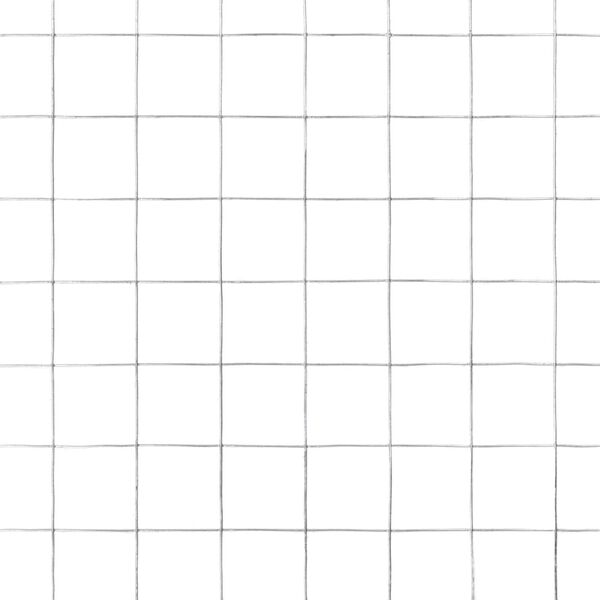 vidaXL Кокошкарска мрежа, поцинкована стомана, 25x0,5 м, сребриста