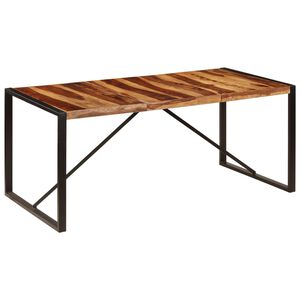 vidaXL Трапезна маса, 180x90x75 cм, акациево дърво масив