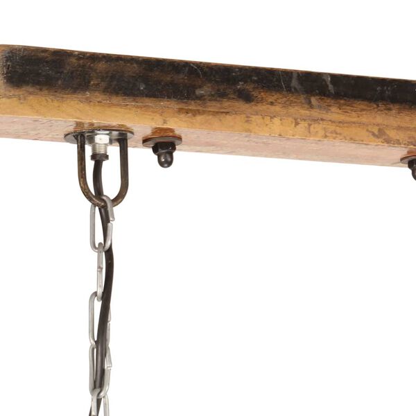 vidaXL Индустриална пенделна лампа 25 W многоцветна кръгла 111 см E27