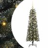 vidaXL С изкуствено коледно дърво с 150 LED светодиода Зелен 120 cm