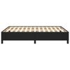 vidaXL Pамка за легло черна 140x200 см изкуствена кожа
