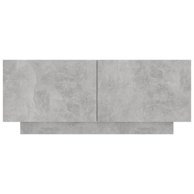 vidaXL ТВ шкаф, бетонно сив, 100x35x40 см, ПДЧ