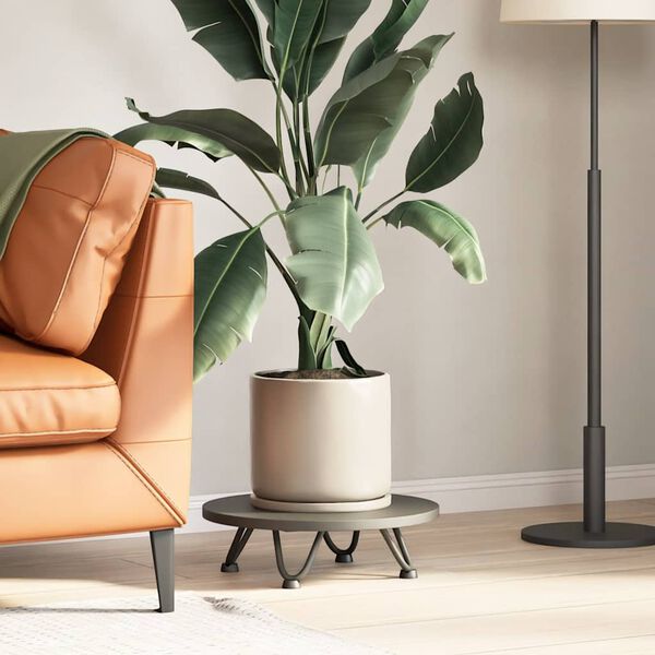 vidaXL Крака тип „фиби“ за масичка за кафе, 4 бр., антрацит, 10 см, масивна стомана