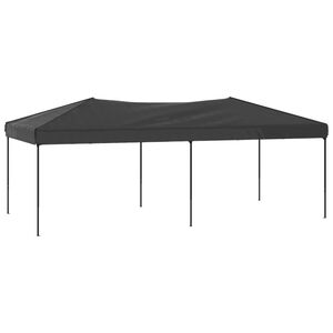 vidaXL Сгъваема парти палатка, антрацит, 3x6 м