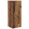 vidaXL Висок шкаф 2 pcs Старо дърво Инженерно дърво