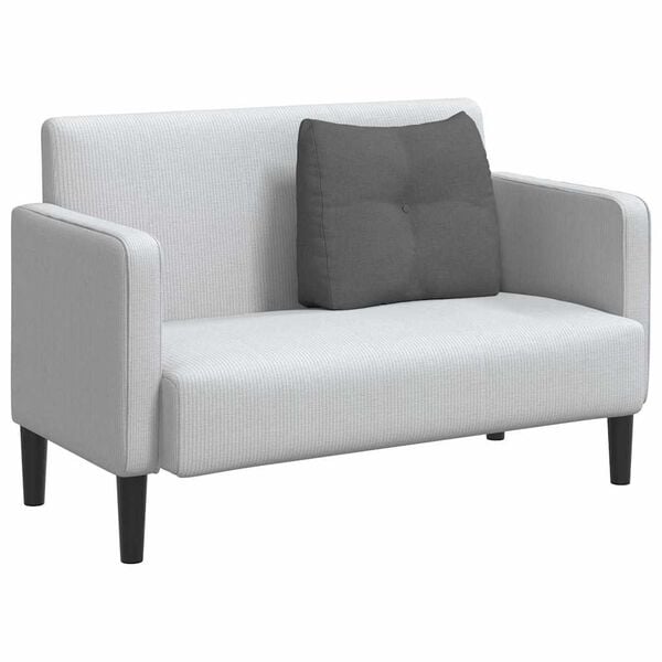 vidaXL Възглавница за гръб Тъмен сив 60 x 24 x 50 см текстил