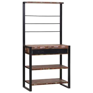 vidaXL Кухненски стелаж Многоцветен 80 x 40 x 160 cm