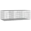 vidaXL Клетка за зайци, 3 панела, 163x79x54 см, поцинковано желязо