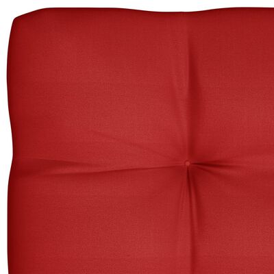 vidaXL Палетни възглавници за диван, 7 бр, червени