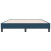 vidaXL Рамка за легло без матрак Тъмно синьо 140x220 cm Кадифе