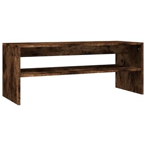 vidaXL Кафе маса, опушен дъб, 100x40x40 см, инженерно дърво