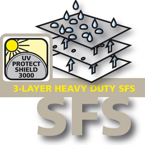 Eurotrail Калъф за чадър 260x60 см сив