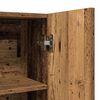 vidaXL Шкаф за пералня, старо дърво, 70,5x25,5x90 см