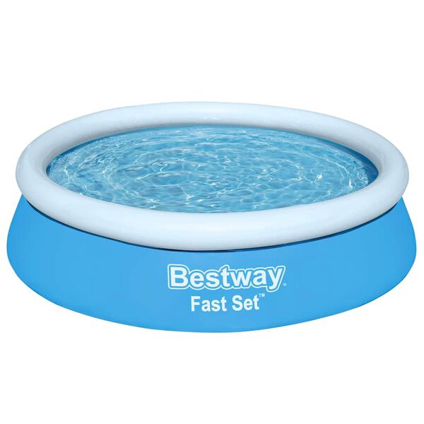 Bestway Fast Set Надуваем басейн, кръгъл, 183x51 см, син