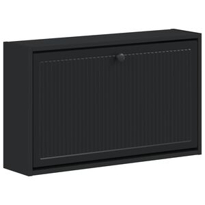 vidaXL Стенно шкафче за обувки EDE 71 x 17 x 43 см Инженерна дървесина