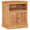 vidaXL Ъглов бюфет 60x45x60 см тиково дърво масив