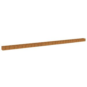 vidaXL Градинска повдигната леха 1152x50x36 см кортенова стомана