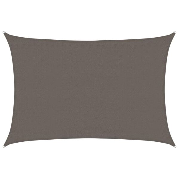 vidaXL Платно-сенник, 160 г/м&sup2;, антрацит, 3,5x4,5 м, HDPE