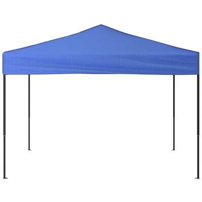 vidaXL Сгъваема парти палатка, синя, 3x3 м