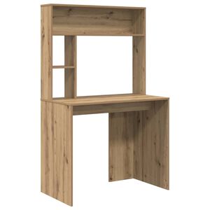 vidaXL Бюро Дъб 91 x 50 x 149 см Инженерна дървесина