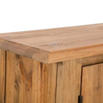 vidaXL Комплект мебели за баня, борова дървесина масив