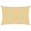vidaXL Слънцезащитно платно пясъчно 5x4 м 100% полиестер Оксфорд