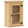 vidaXL Стенен шкаф за баня "Corona" 45x27x64,5 см бор масив