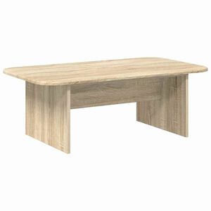 vidaXL Масичка за кафе Сонома дъб 93 x 53 x 33 см Инженерна дървесина
