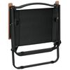 vidaXL Къмпинг столове 2 бр черни 54x43x59 см Оксфорд плат