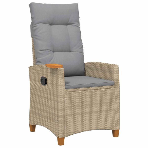 vidaXL Регулируем стол с плоча за чай 62 x 64 x 112 см полиратан