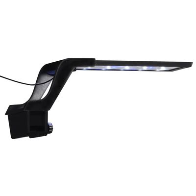 vidaXL LED лампа за аквариум със скоба, 25-45 см, синьо и бяло