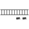 vidaXL Снегозадържател за покрив Антрацит 600 x 2,5 x 20 см Стомана