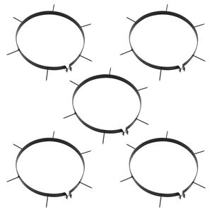 vidaXL Скоби за аератор за трева 5 бр с шипове &Oslash; 30 см желязо