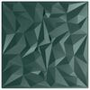vidaXL Стенни панели 24 pcs Аметист Зелен 50 x 50 cm XPS Пяна