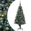 vidaXL С изкуствено коледно дърво с 150 LED светодиода Зелен 150 cm