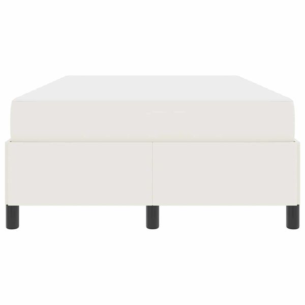 vidaXL Рамка за легло с матрак Крем 120 x 200 cm текстил