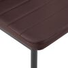 vidaXL Трапезен комплект, пет части, кафяв