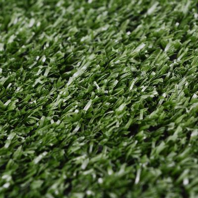 vidaXL Изкуствена трева, 1,5x20 м/7-9 мм, зелена